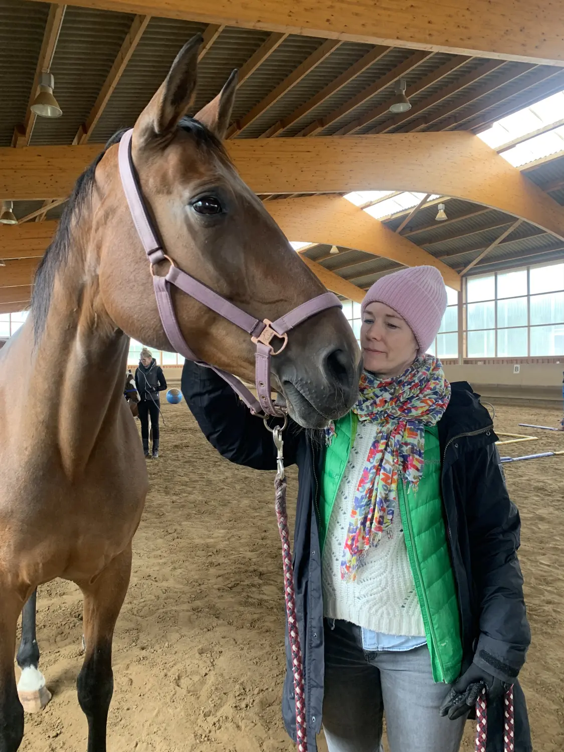 Pferd und Dame von HORSAYA 