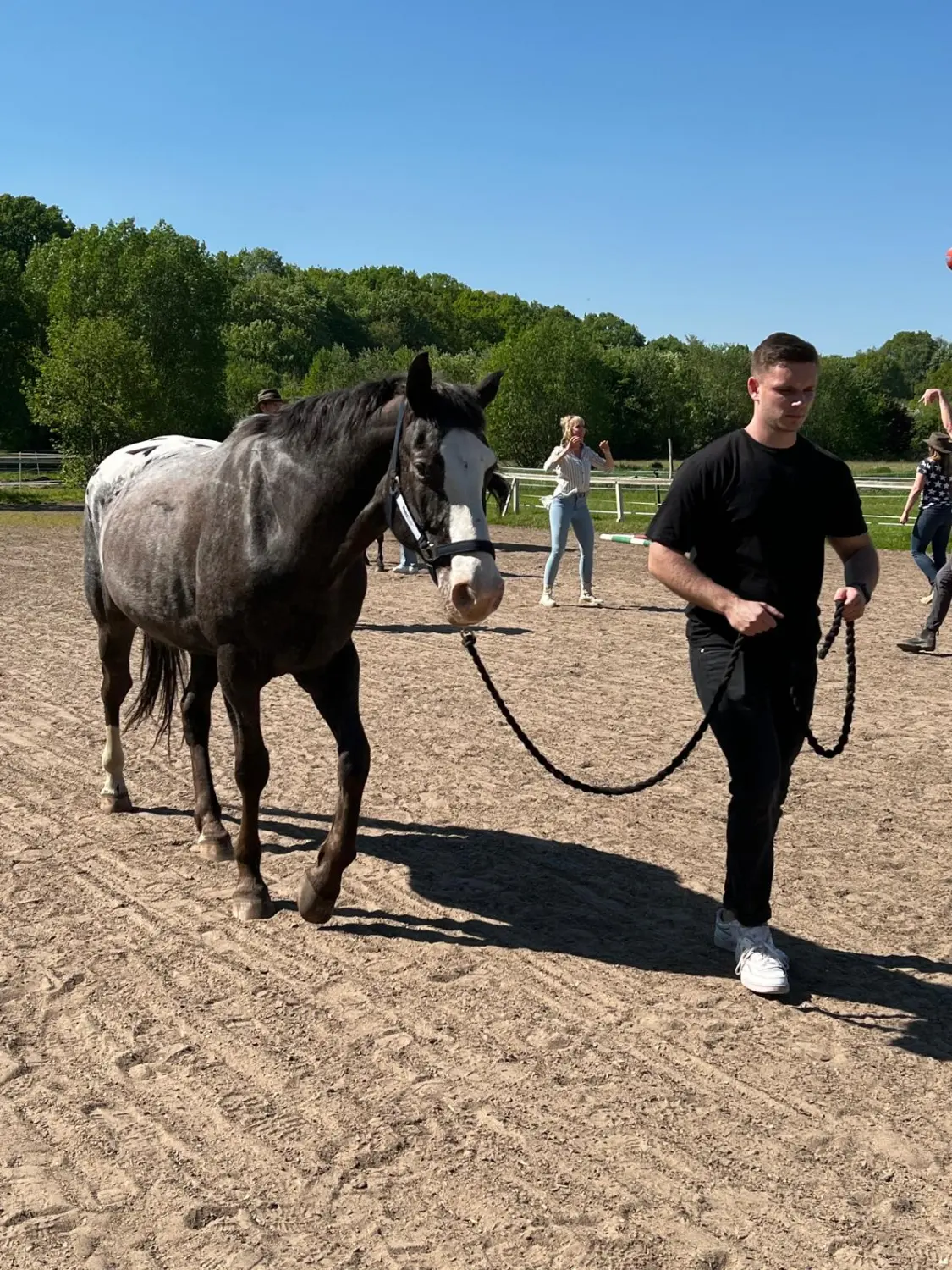 Mann mit Pferd von HORSAYA 