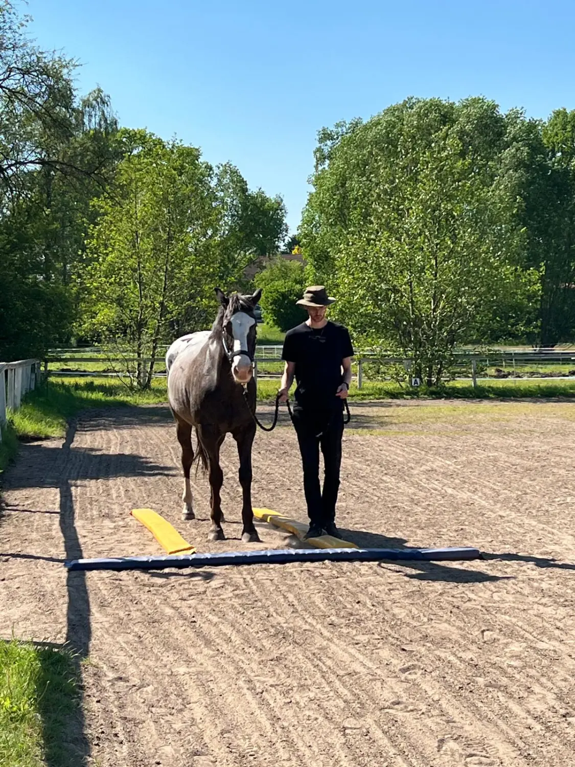 Mann mit Pferd von HORSAYA 